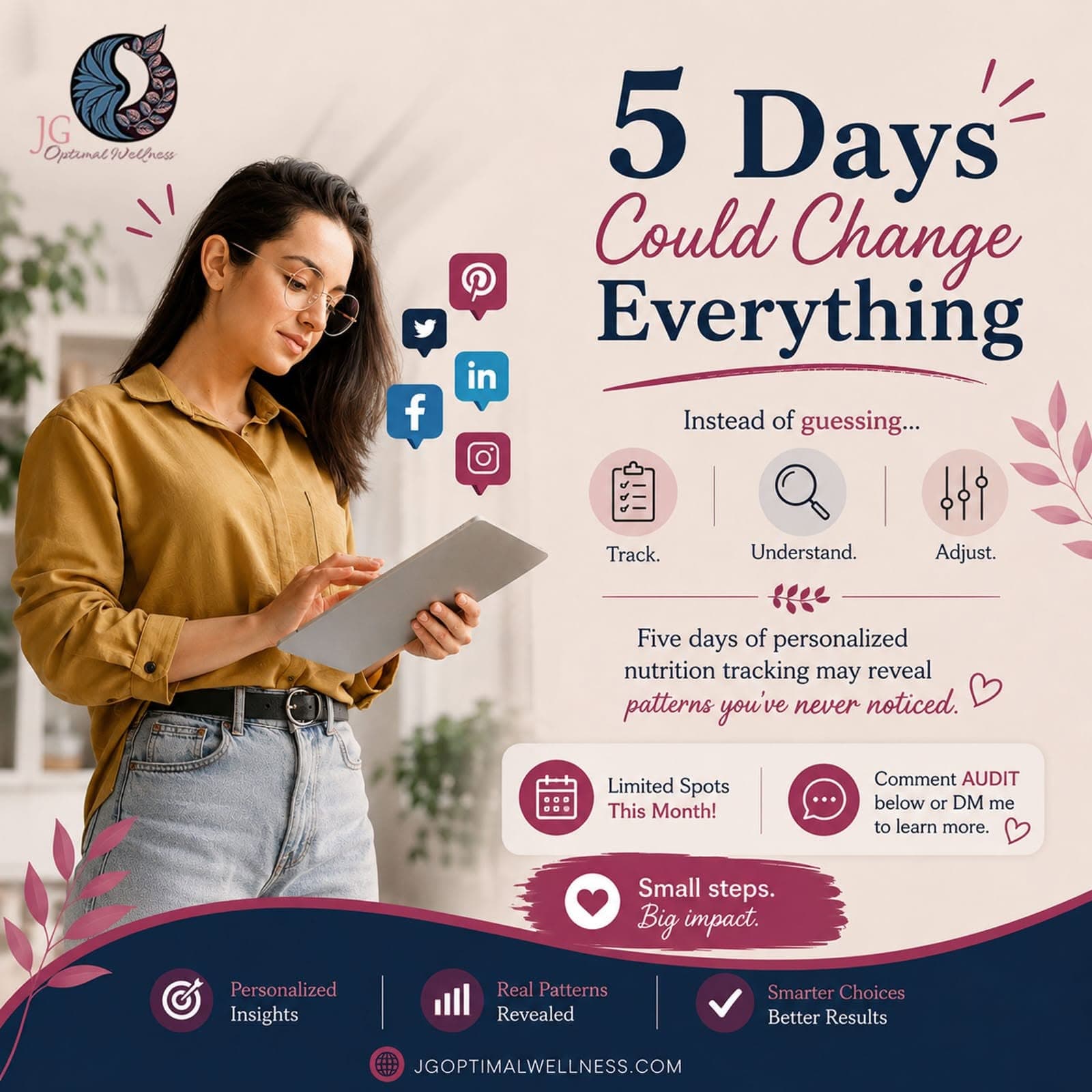 JG Optimal Wellness social post 3